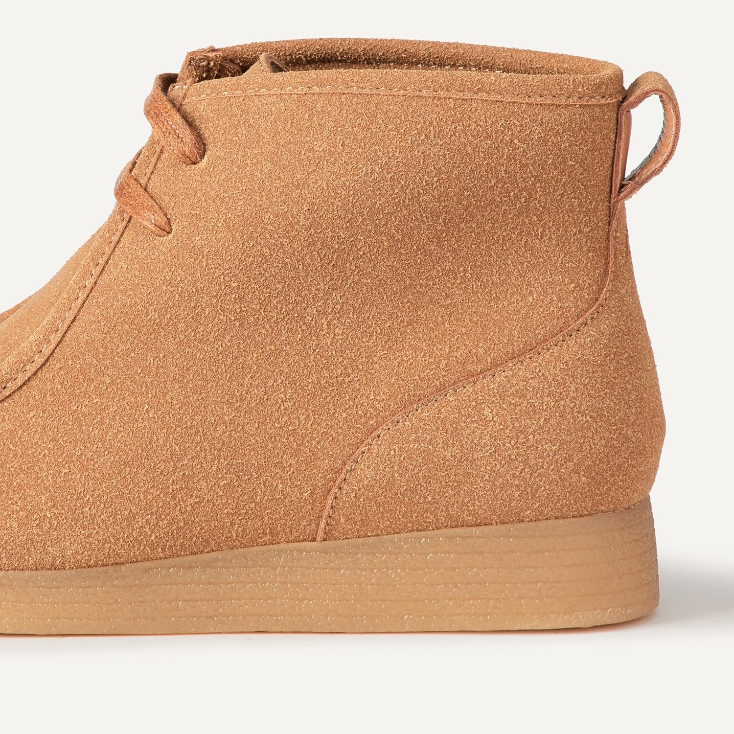 image:imageAmazon Essentials Mens Lightweight Chukka Moc Toe BootsTan Faux Suede