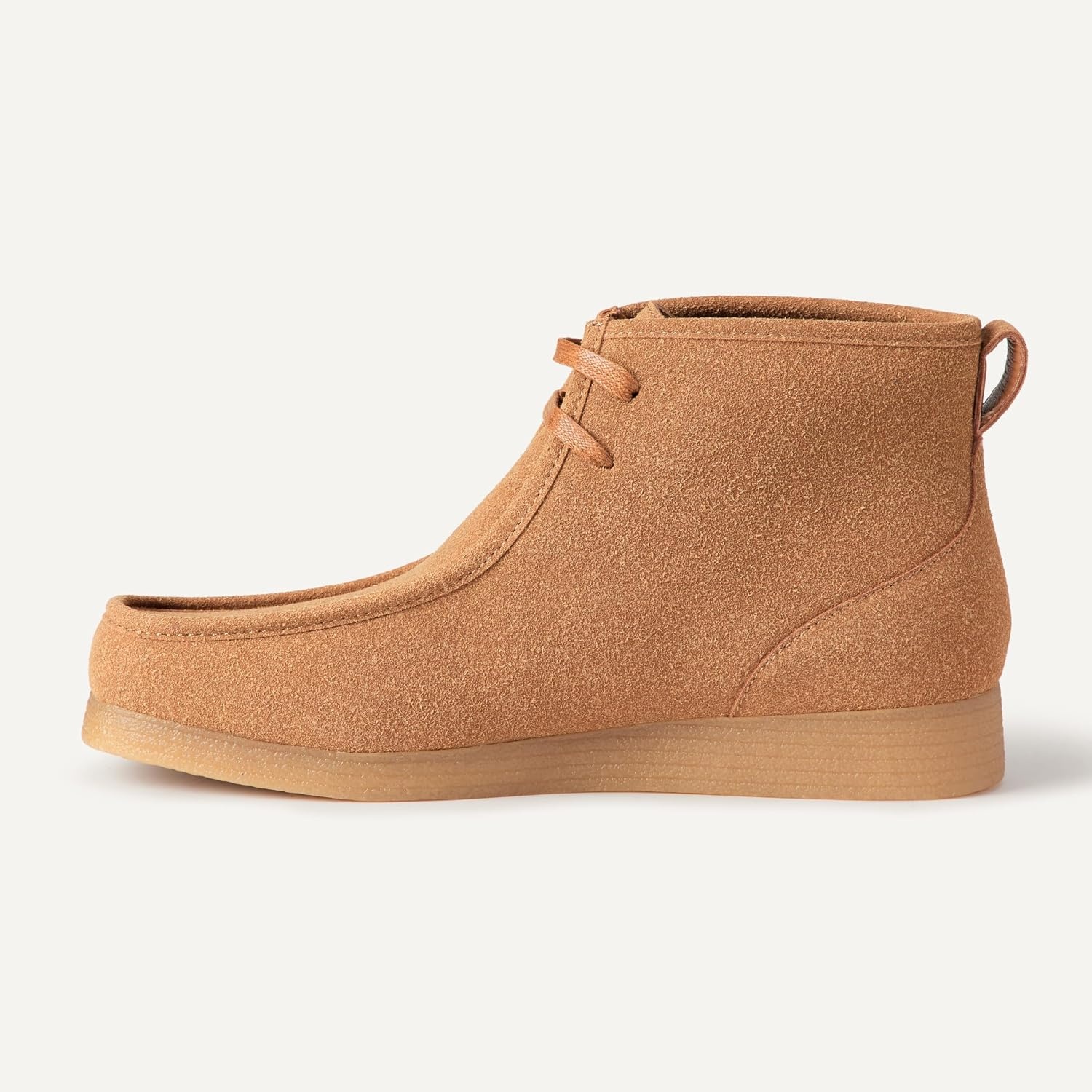 image:imageAmazon Essentials Mens Lightweight Chukka Moc Toe BootsTan Faux Suede