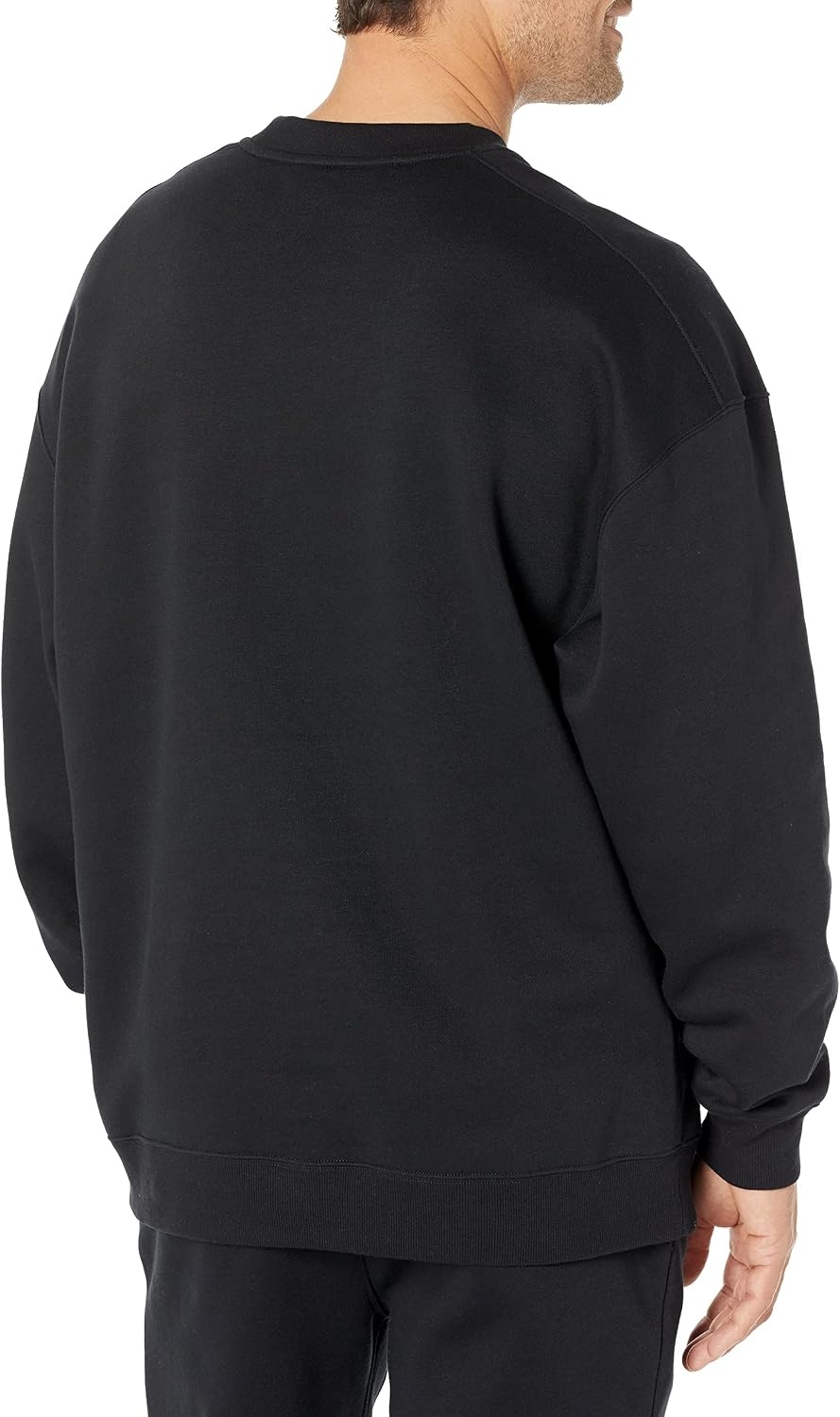 image:imageAmazon Essentials Mens OversizedFit Crewneck Sweatshirt Midweight Casual Available in Big amp TallBlack