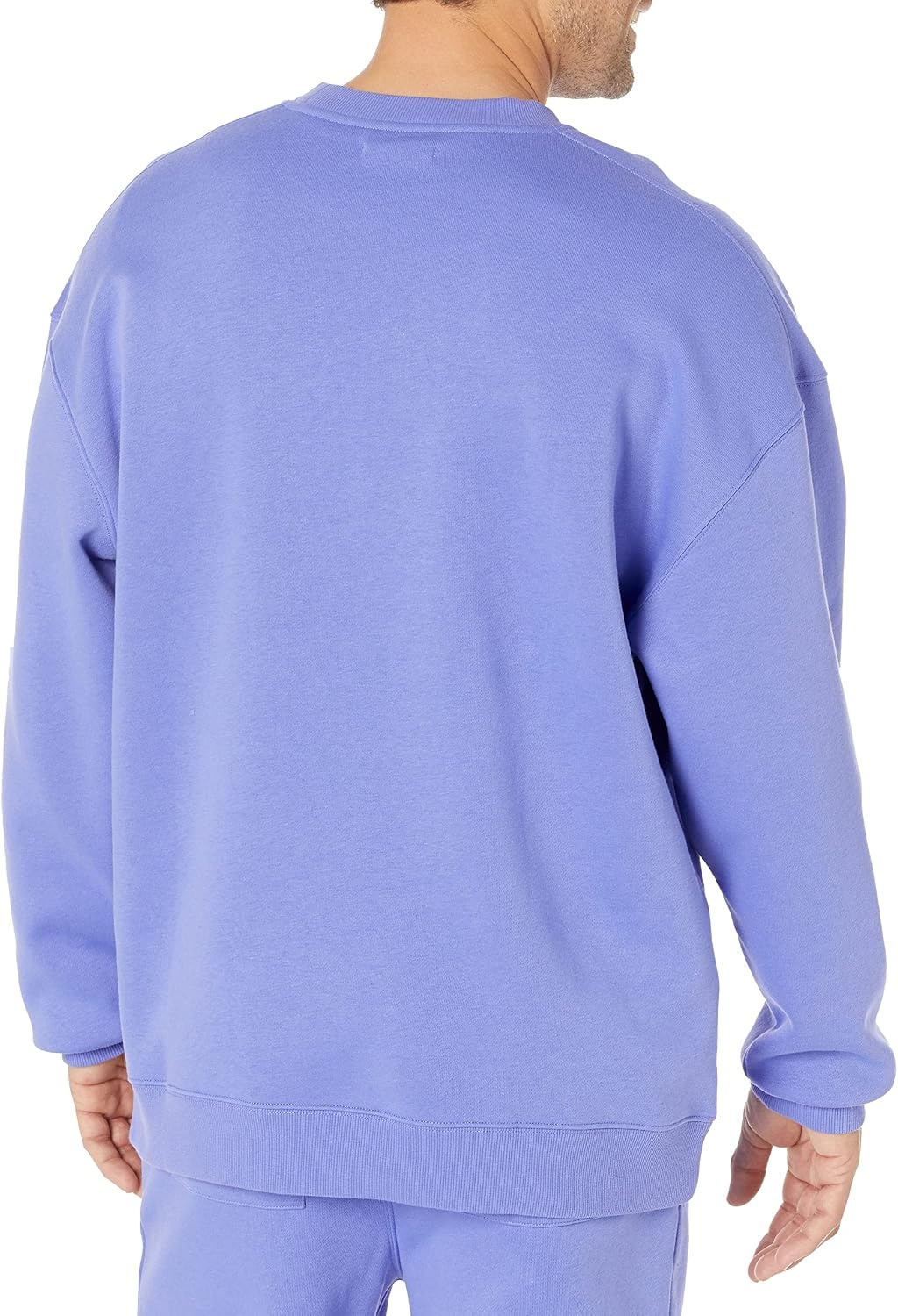 image:imageAmazon Essentials Mens OversizedFit Crewneck Sweatshirt Midweight Casual Available in Big amp TallPurple Blue