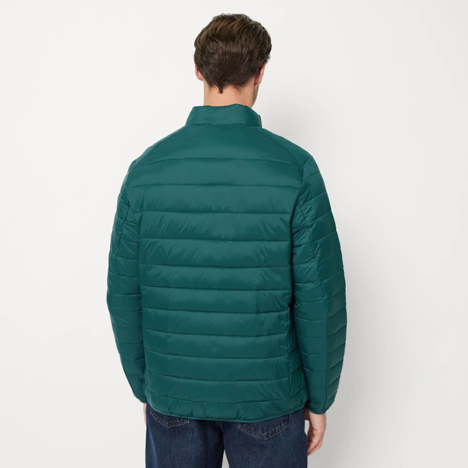 image:imageAmazon Essentials Mens Packable Lightweight WaterResistant Puffer Jacket Available in Big amp TallDark Teal Green
