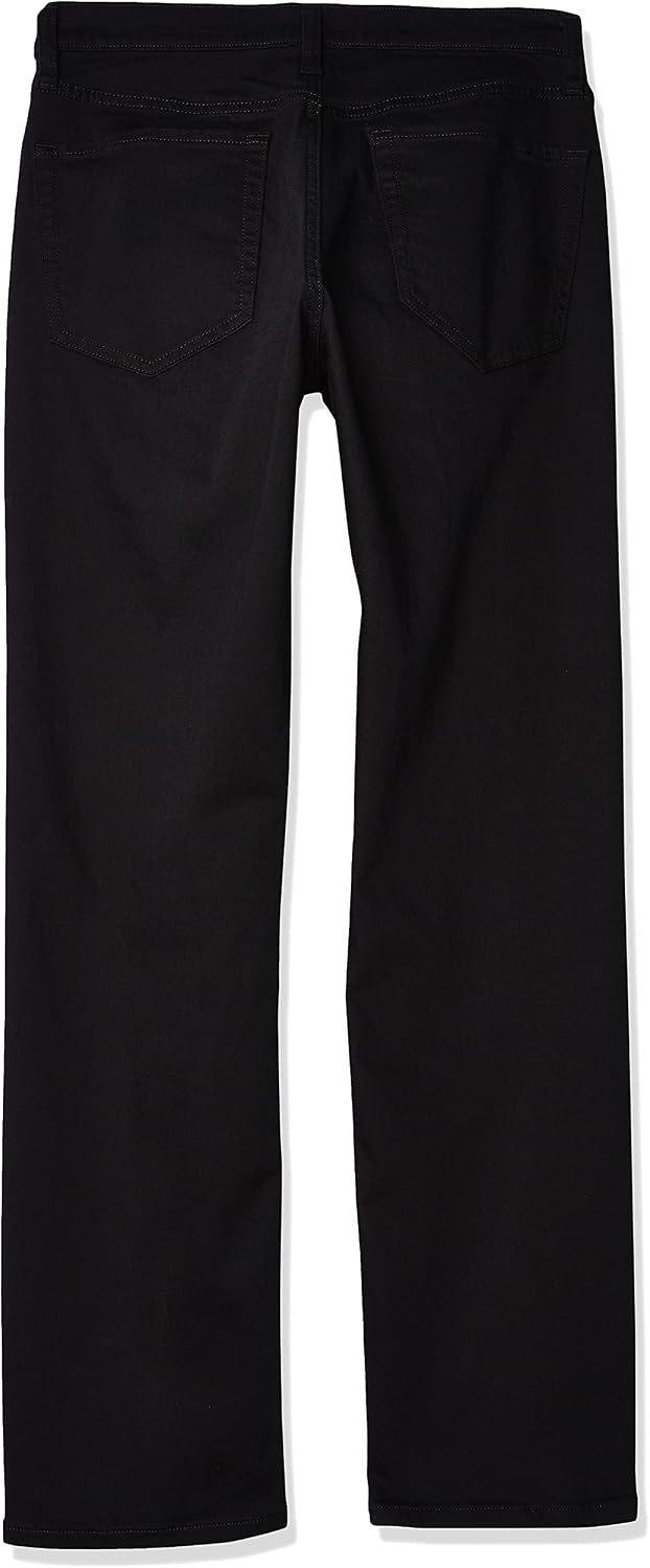 image:imageAmazon Essentials Mens StraightFit Stretch Jean LightStretch DenimBlack