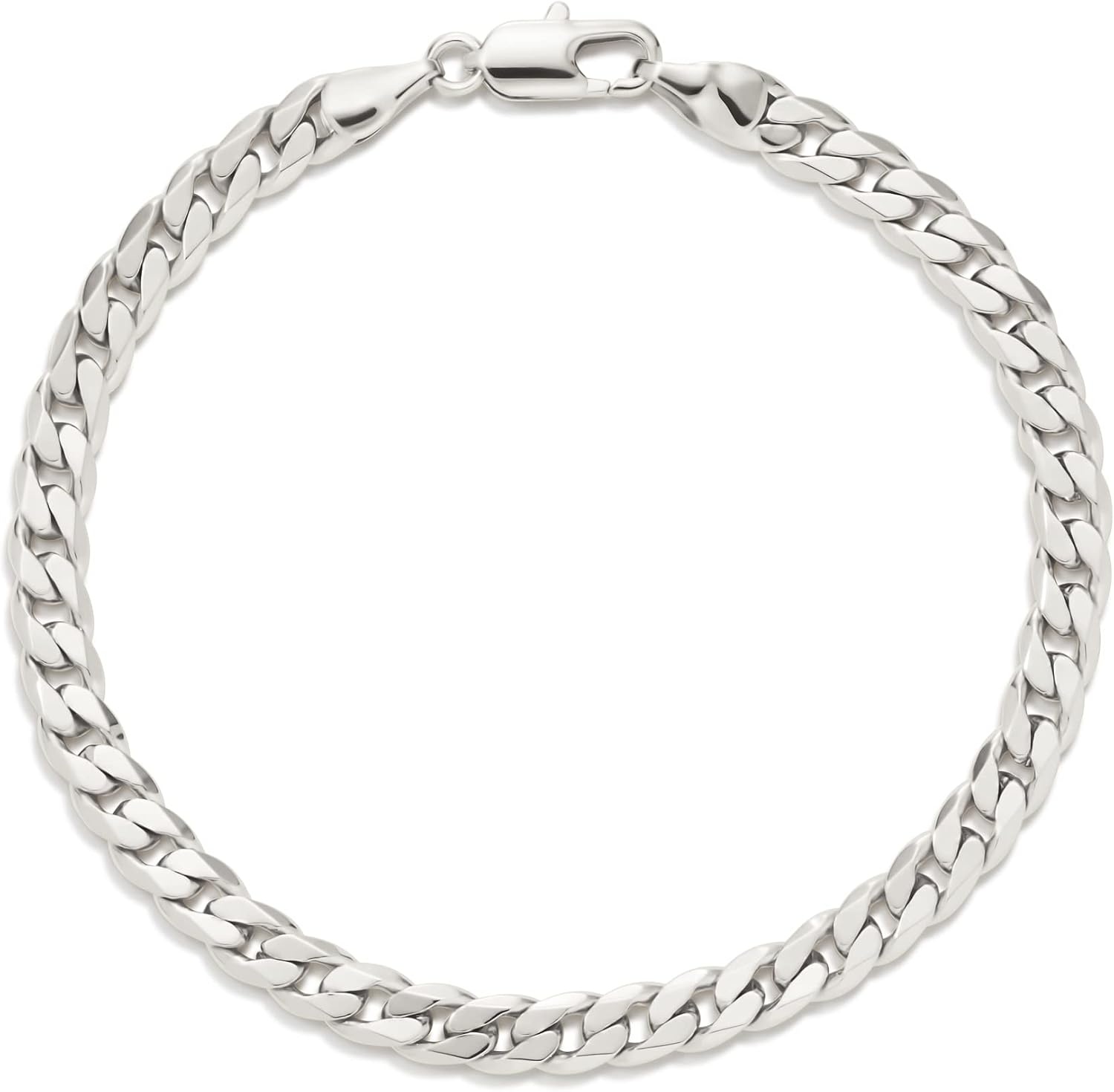 image:imageAmazon Essentials Sterling Curb Chain BraceletSilver