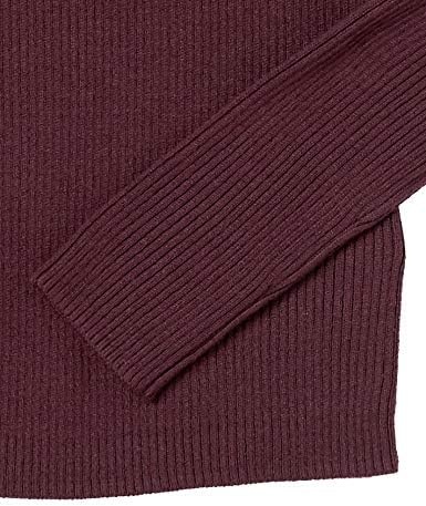 image:imageAmazon Essentials Womens ClassicFit Lightweight LongSleeve Boatneck SweaterBurgundy