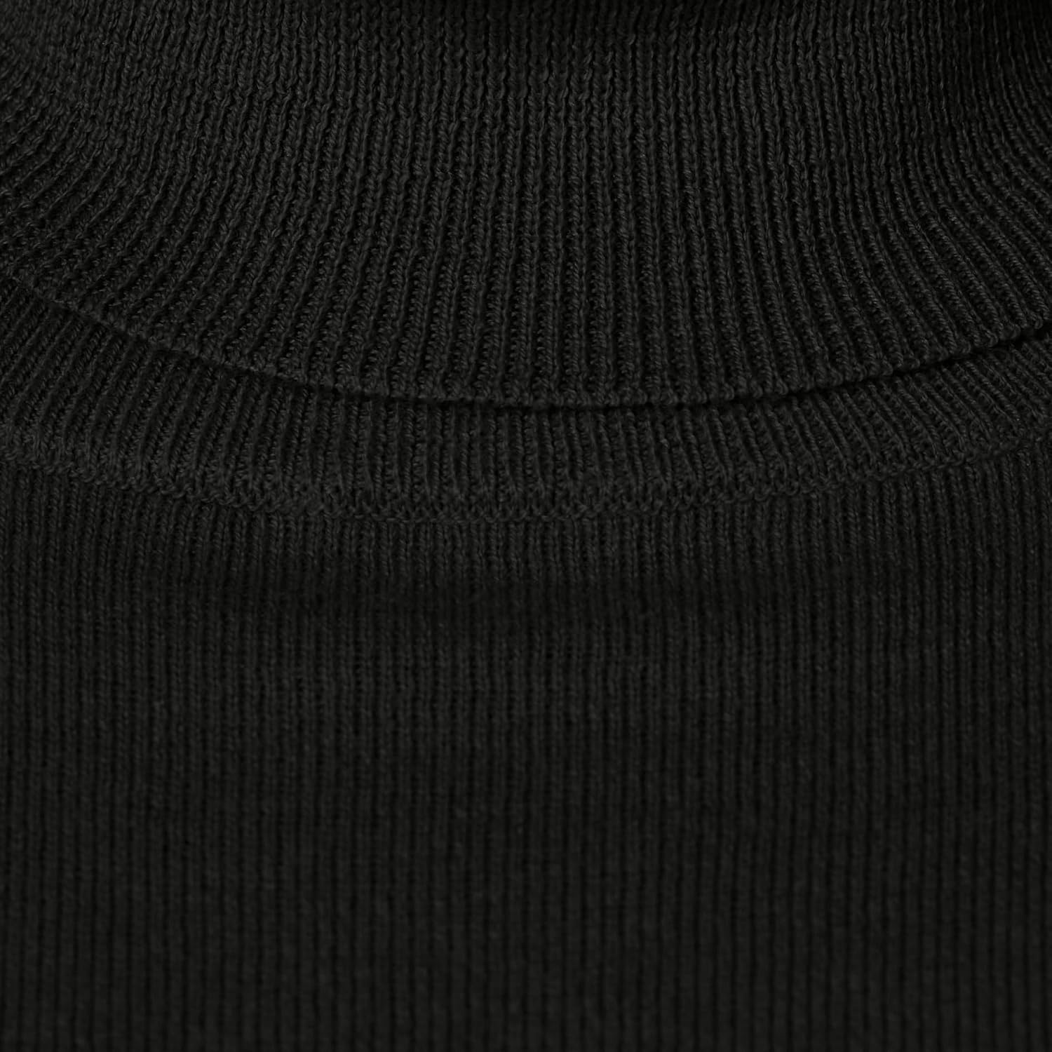 image:imageAmazon Essentials Womens ClassicFit Lightweight LongSleeve Turtleneck SweaterBlack