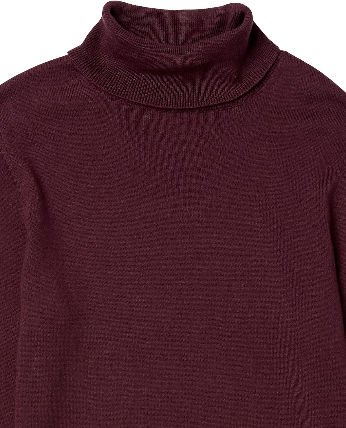 image:imageAmazon Essentials Womens ClassicFit Lightweight LongSleeve Turtleneck SweaterBurgundy