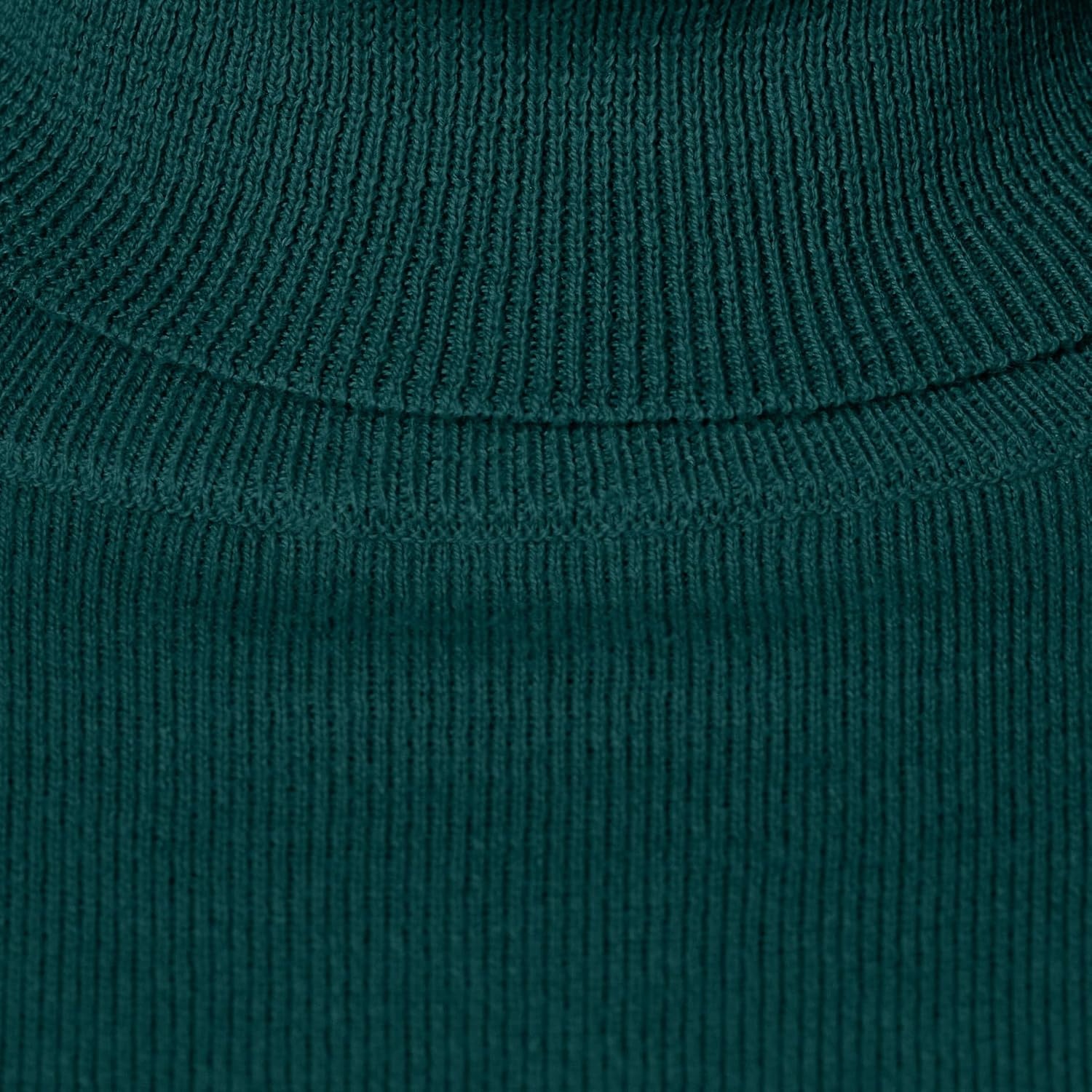 image:imageAmazon Essentials Womens ClassicFit Lightweight LongSleeve Turtleneck SweaterForest Green