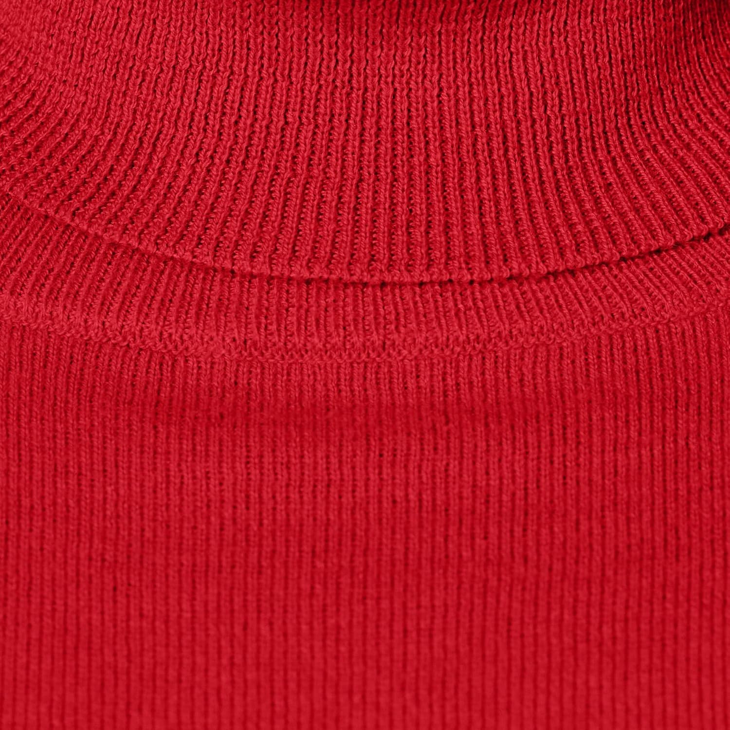 image:imageAmazon Essentials Womens ClassicFit Lightweight LongSleeve Turtleneck SweaterRed