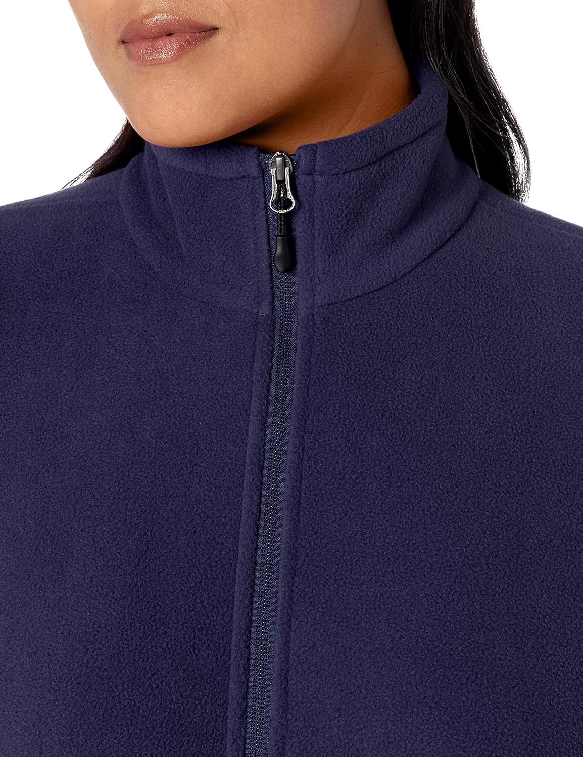 image:imageAmazon Essentials Womens ClassicFit Sleeveless Polar Soft Fleece Vest with Zip Pockets Available in Plus SizeNavy
