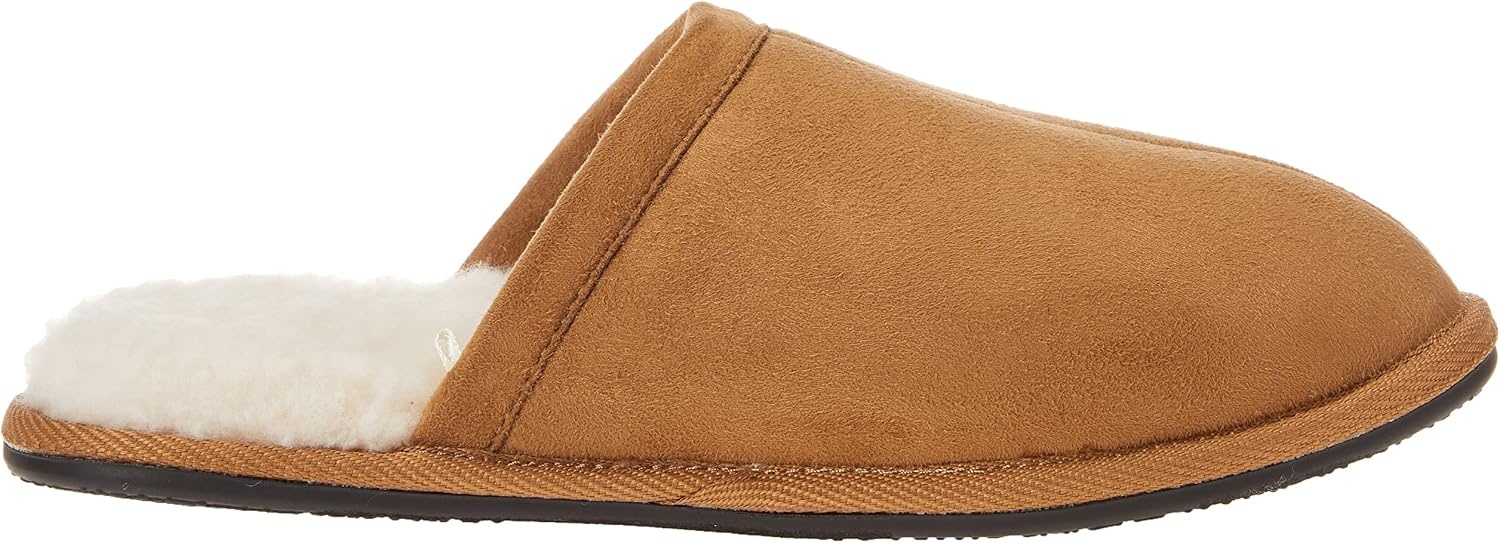 image:imageAmazon Essentials Womens Cozy Slippers with Faux Fur Lining NonSlip Indoor Outdoor House ShoesChestnut Brown