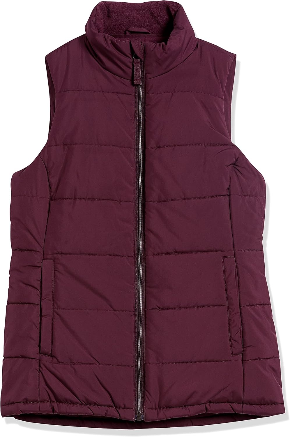 image:imageAmazon Essentials Womens MidWeight Puffer Vest Discontinued ColorsBurgundy