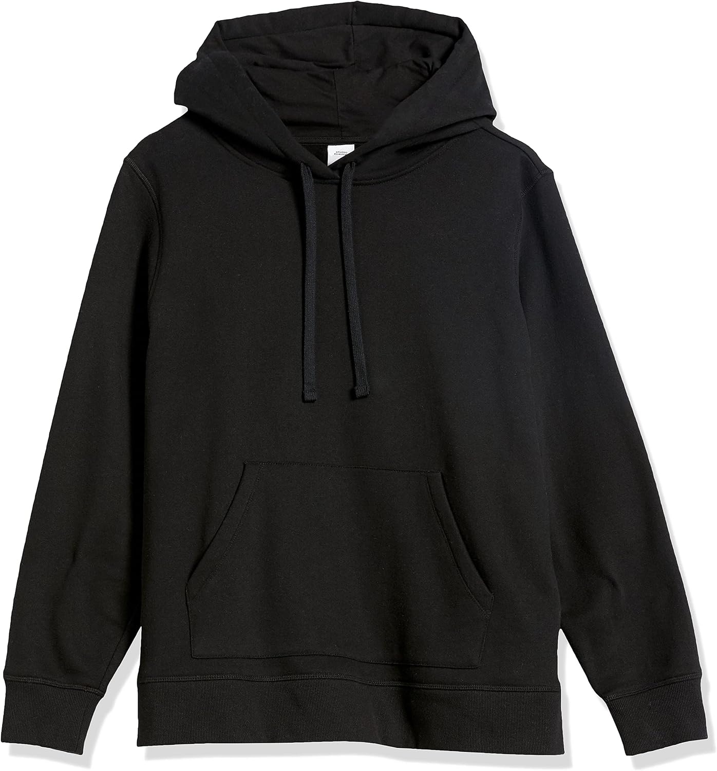 image:imageAmazon Essentials Womens RegularFit Midweight Fleece Pullover Hoodie with Kangaroo Pocket Available in Plus SizeBlack