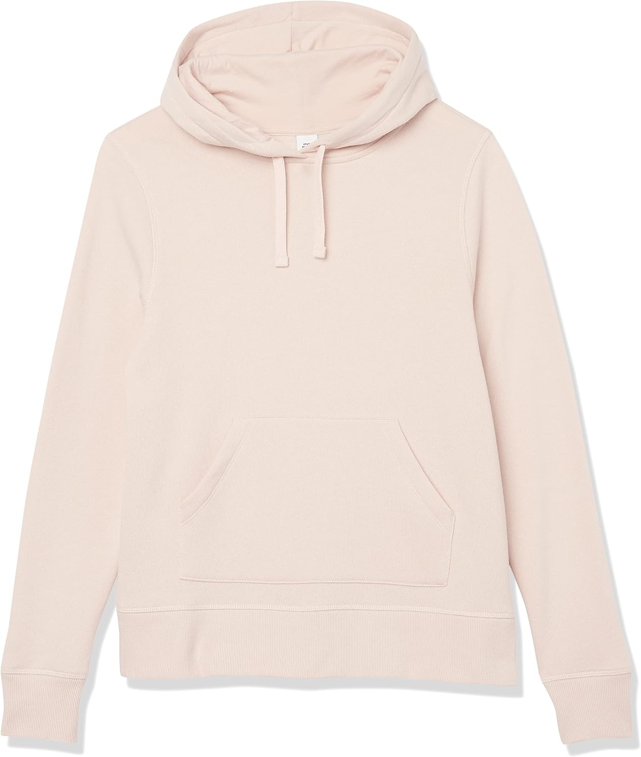 image:imageAmazon Essentials Womens RegularFit Midweight Fleece Pullover Hoodie with Kangaroo Pocket Available in Plus SizeLight Pink