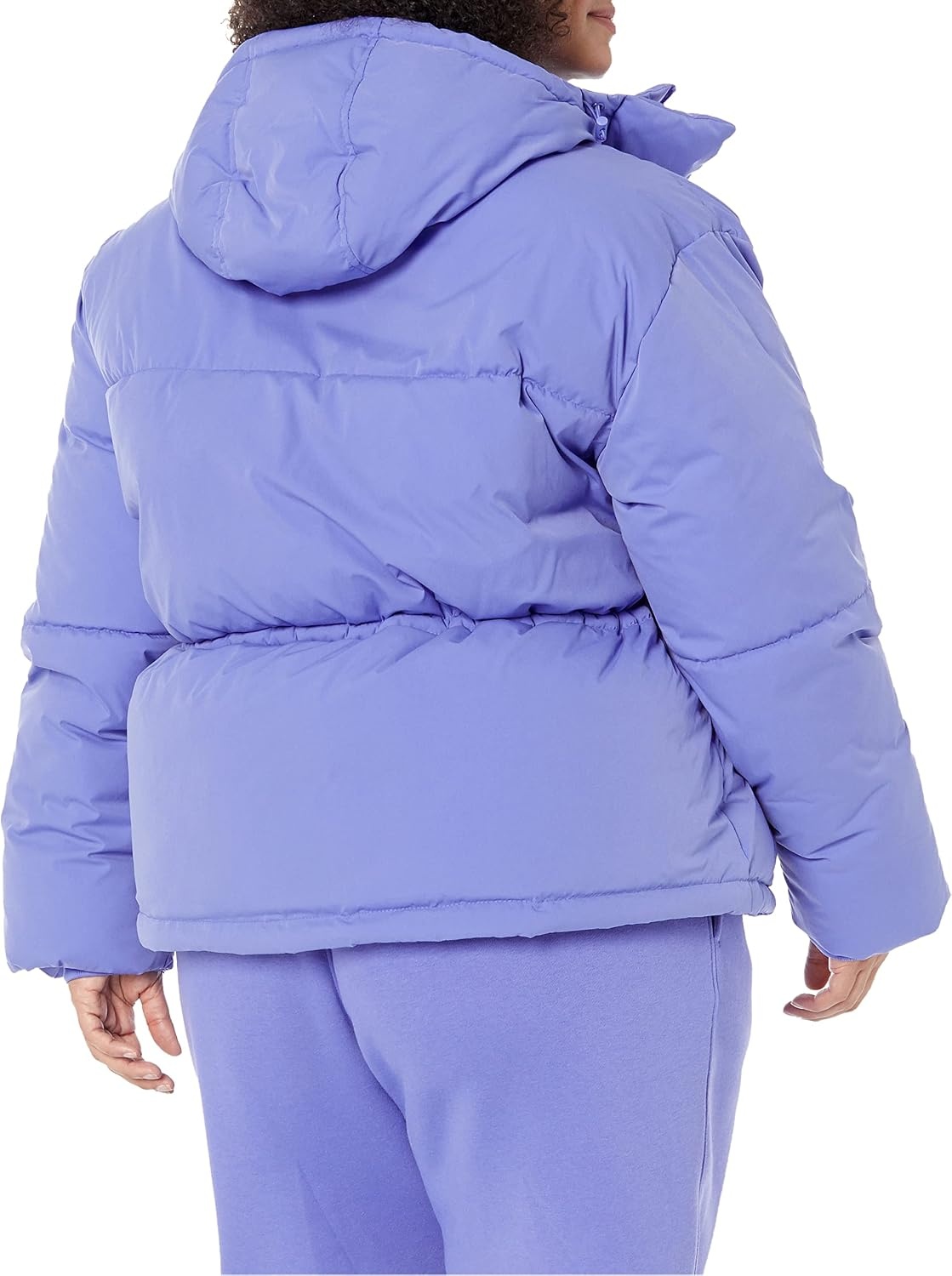 image:imageAmazon Essentials Womens Short Waisted Puffer Jacket Available in Plus SizePurple Blue