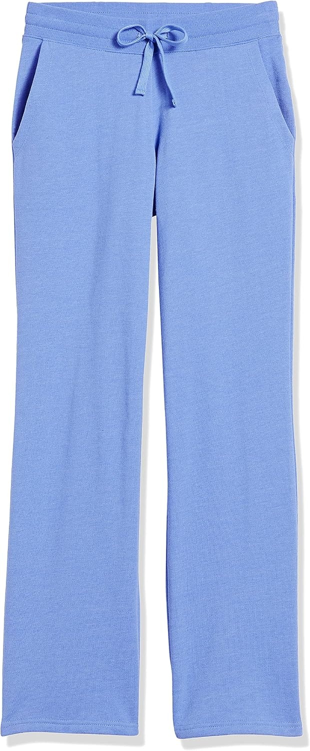 image:imageAmazon Essentials Womens Straight Leg Fleece Sweatpants with Drawstring Available in Plus SizeBlue
