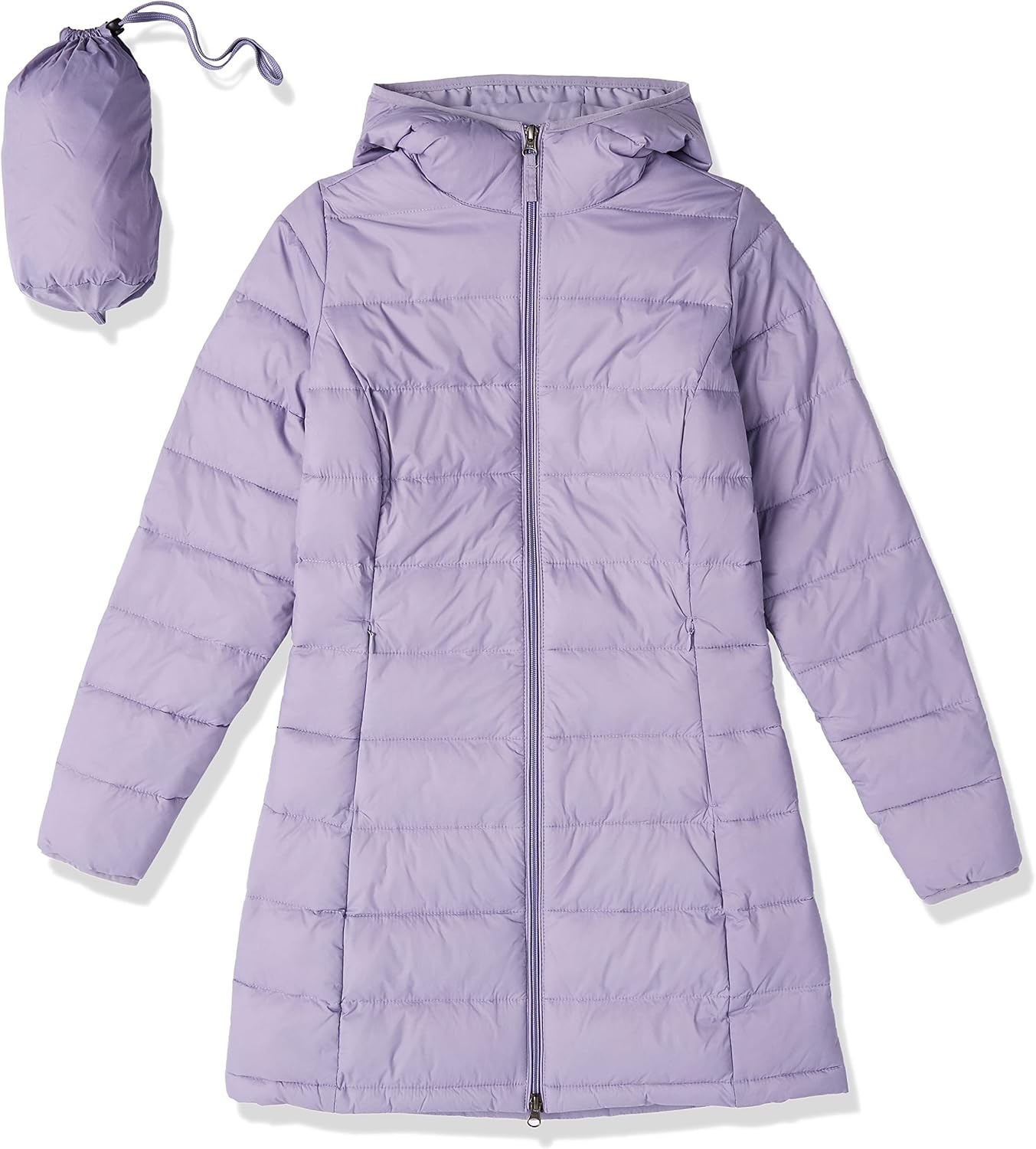 image:imageAmazon Essentials womens Lightweight WaterResistant Packable Hooded Puffer Coat Available in Plus SizeDusty Grape