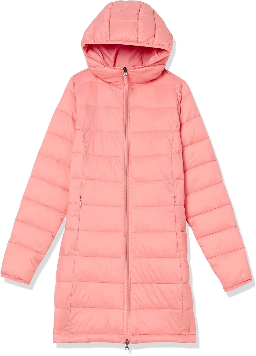 image:imageAmazon Essentials womens Lightweight WaterResistant Packable Hooded Puffer Coat Available in Plus SizePink