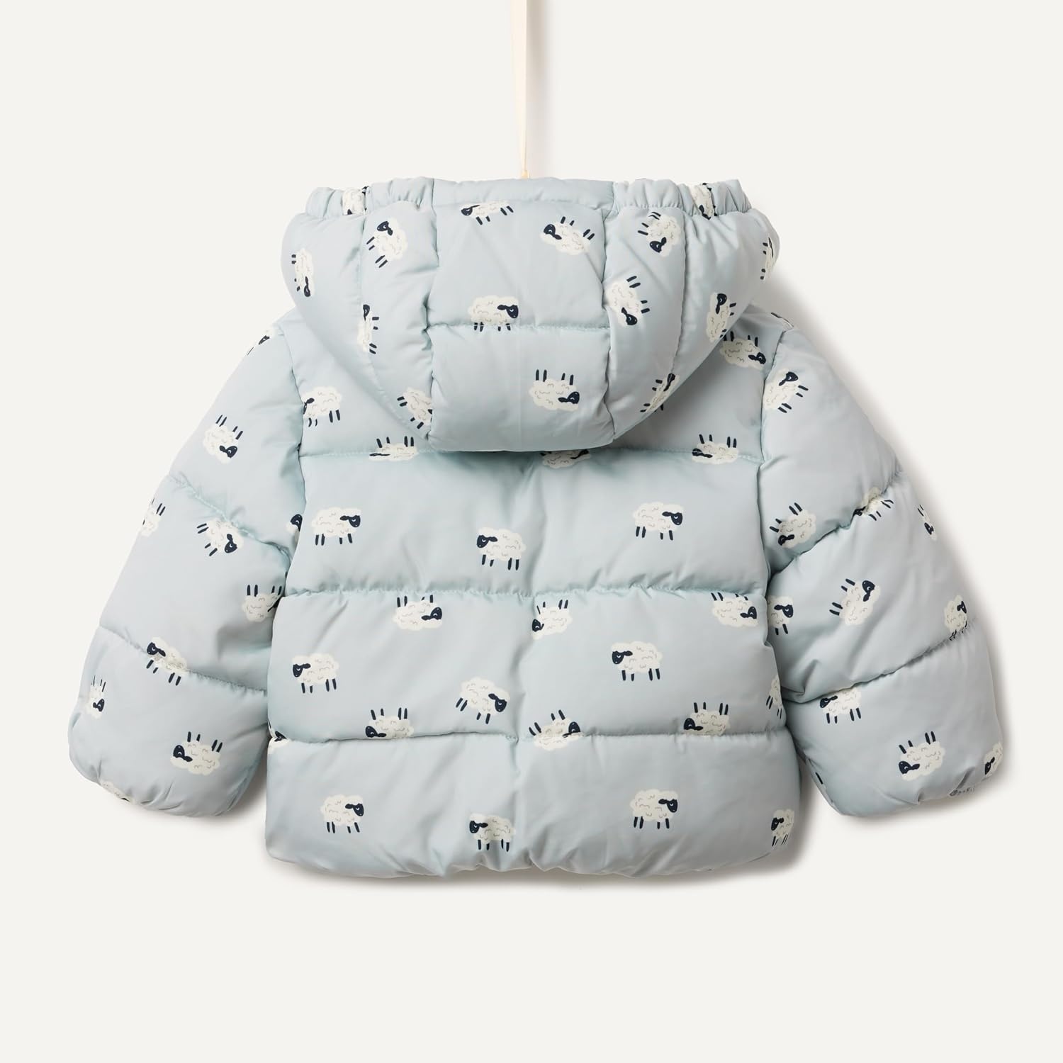 image:imageAmazon Essentials x Sofia Grainge Babies Toddlers and Boys WaterRepellent Hooded Puffer JacketDove Grey Sheep