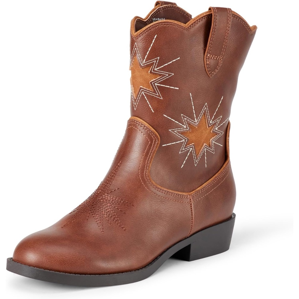 image:imageAmazon Essentials Girls Western Cowboy BootsBrown