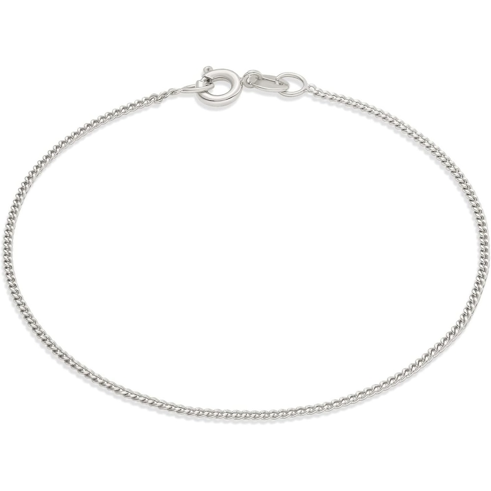 image:imageAmazon Essentials Sterling Curb Chain BraceletSilver