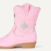 Amazon Essentials Girls’ Western Cowboy Boots(Pink)