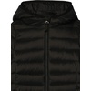 Amazon Essentials Girls and Toddlers’ Lightweight Water-Resistant Packable Hooded Puffer Jacket(Black Caviar)