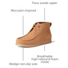 Amazon Essentials Men’s Lightweight Chukka Moc Toe Boots(Tan Faux Suede)