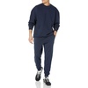Amazon Essentials Men’s Oversized-Fit Crewneck Sweatshirt, Midweight, Casual (Available in Big & Tall)(Navy)