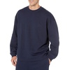 Amazon Essentials Men’s Oversized-Fit Crewneck Sweatshirt, Midweight, Casual (Available in Big & Tall)(Navy)