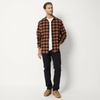 Amazon Essentials Men’s Regular-Fit Long-Sleeve Flannel Casual Shirt, Two-Pocket(Black Toffee Brown Buffalo Check)