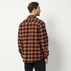 Amazon Essentials Men’s Regular-Fit Long-Sleeve Flannel Casual Shirt, Two-Pocket(Black Toffee Brown Buffalo Check)