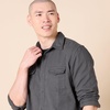Amazon Essentials Men’s Regular-Fit Long-Sleeve Flannel Casual Shirt, Two-Pocket(Charcoal Heather)