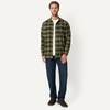Amazon Essentials Men’s Regular-Fit Long-Sleeve Flannel Casual Shirt, Two-Pocket(Dark Olive Plaid)