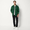Amazon Essentials Men’s Regular-Fit Long-Sleeve Flannel Casual Shirt, Two-Pocket(Green Shadow Plaid)