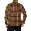 Amazon Essentials Men’s Regular-Fit Long-Sleeve Flannel Casual Shirt, Two-Pocket(Tobacco Brown Plaid)
