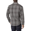 Amazon Essentials Men’s Slim-Fit Flannel Long-Sleeve Button Down Shirt, Two-Pocket, 100% Cotton, Plaid(Grey Plaid)