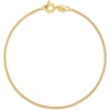 Amazon Essentials Sterling Curb Chain Bracelet(Yellow Gold)
