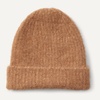 Amazon Essentials Unisex Adults’ Faux Mohair Scarf Hat Set for Women and Men(Camel Heather)