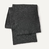 Amazon Essentials Unisex Adults’ Faux Mohair Scarf Hat Set for Women and Men(Charcoal Heather)