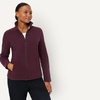 Amazon Essentials Women’s Classic-Fit Full-Zip Polar Soft Fleece Jacket, Outerwear Coat with Cuffs (Available in Plus Size)(Burgundy)