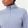 Amazon Essentials Women’s Classic-Fit Full-Zip Polar Soft Fleece Jacket, Outerwear Coat with Cuffs (Available in Plus Size)(Dusty Blue)