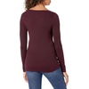 Amazon Essentials Women’s Classic-Fit Lightweight Long-Sleeve Boatneck Sweater(Burgundy)