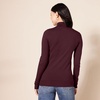 Amazon Essentials Women’s Classic-Fit Lightweight Long-Sleeve Turtleneck Sweater(Burgundy)