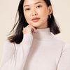 Amazon Essentials Women’s Classic-Fit Lightweight Long-Sleeve Turtleneck Sweater(Pale Pink)