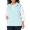 Amazon Essentials Women’s Classic-Fit Sleeveless Polar Soft Fleece Vest with Zip Pockets (Available in Plus Size)(Aqua)