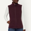 Amazon Essentials Women’s Classic-Fit Sleeveless Polar Soft Fleece Vest with Zip Pockets (Available in Plus Size)(Burgundy)
