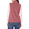 Amazon Essentials Women’s Classic-Fit Sleeveless Polar Soft Fleece Vest with Zip Pockets (Available in Plus Size)(Burgundy Heather)