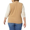 Amazon Essentials Women’s Classic-Fit Sleeveless Polar Soft Fleece Vest with Zip Pockets (Available in Plus Size)(Camel)