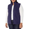 Amazon Essentials Women’s Classic-Fit Sleeveless Polar Soft Fleece Vest with Zip Pockets (Available in Plus Size)(Navy)