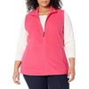 Amazon Essentials Women’s Classic-Fit Sleeveless Polar Soft Fleece Vest with Zip Pockets (Available in Plus Size)(Pink)